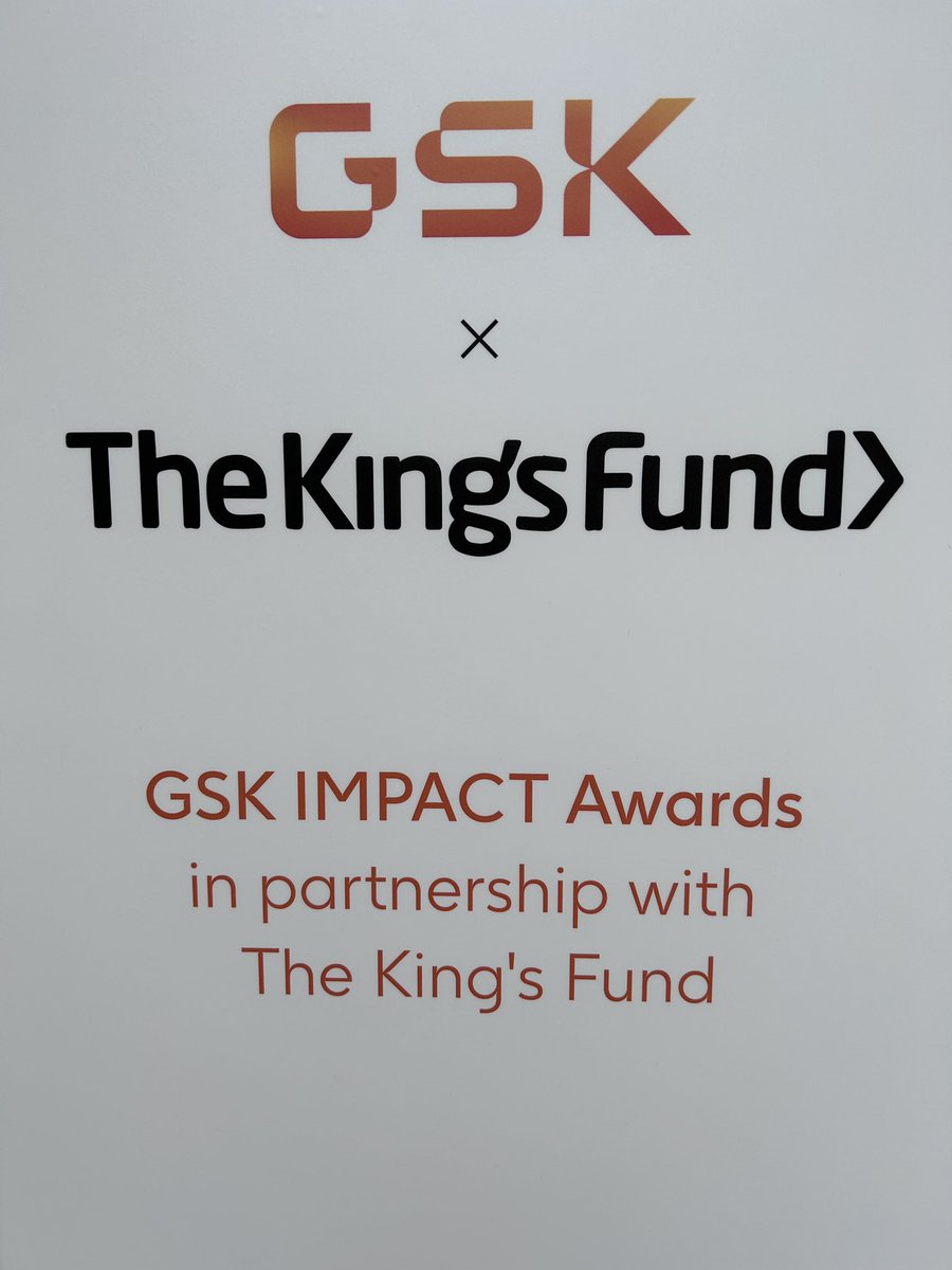 PaulaSwedauk's tweet photo. Very much looking forward to the #GSKimpact Awards @TheKingsFund tonight @GSK https://t.co/RlVHF5wPWp