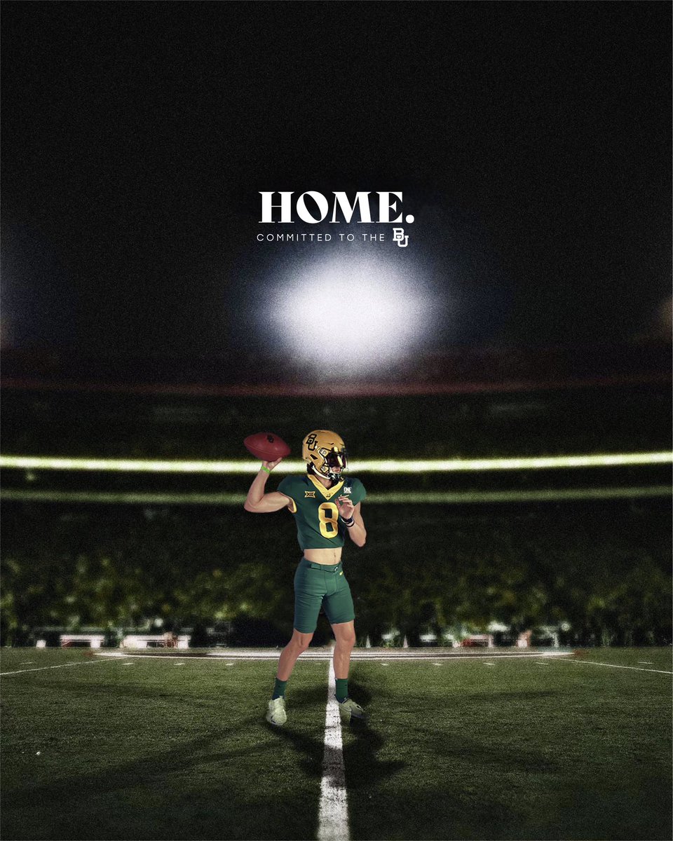 n8_bennett's tweet photo. Waco, I’m home 🐻  #Committed https://t.co/bgJ0dgiQxW