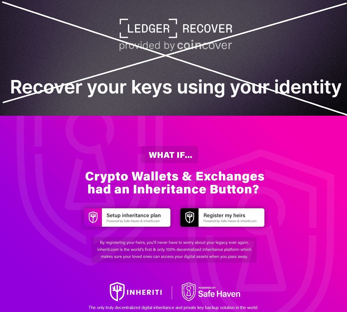 There is a lot of controversy about <a href="/Ledger/">Ledger</a> Recover &amp; the potential vulnerabilities. But what if Ledger could redeem themselves by replacing it with another solution?

Let me introduce you to the only decentralized data backup solution in the world. 👇🧵1/12