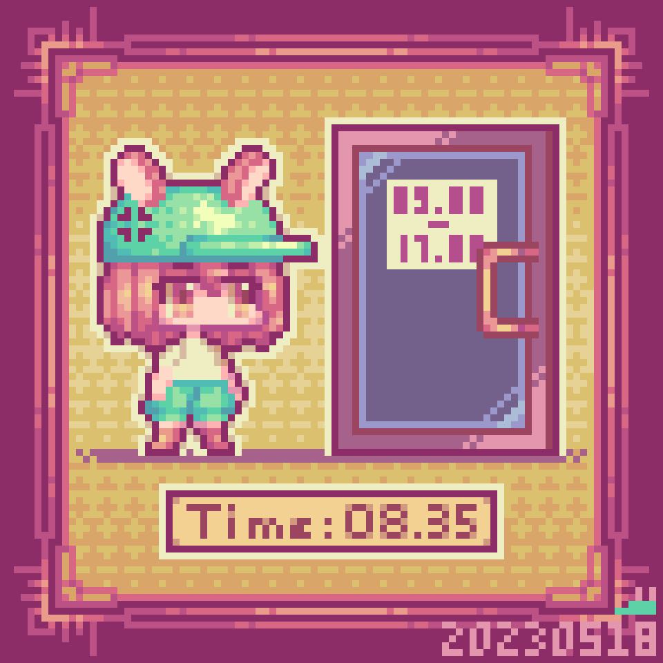 Kelin and Door
#pixelart #oc #pixel_dailies #patient
<a href="/Pixel_Dailies/">Pixel Dailies</a>