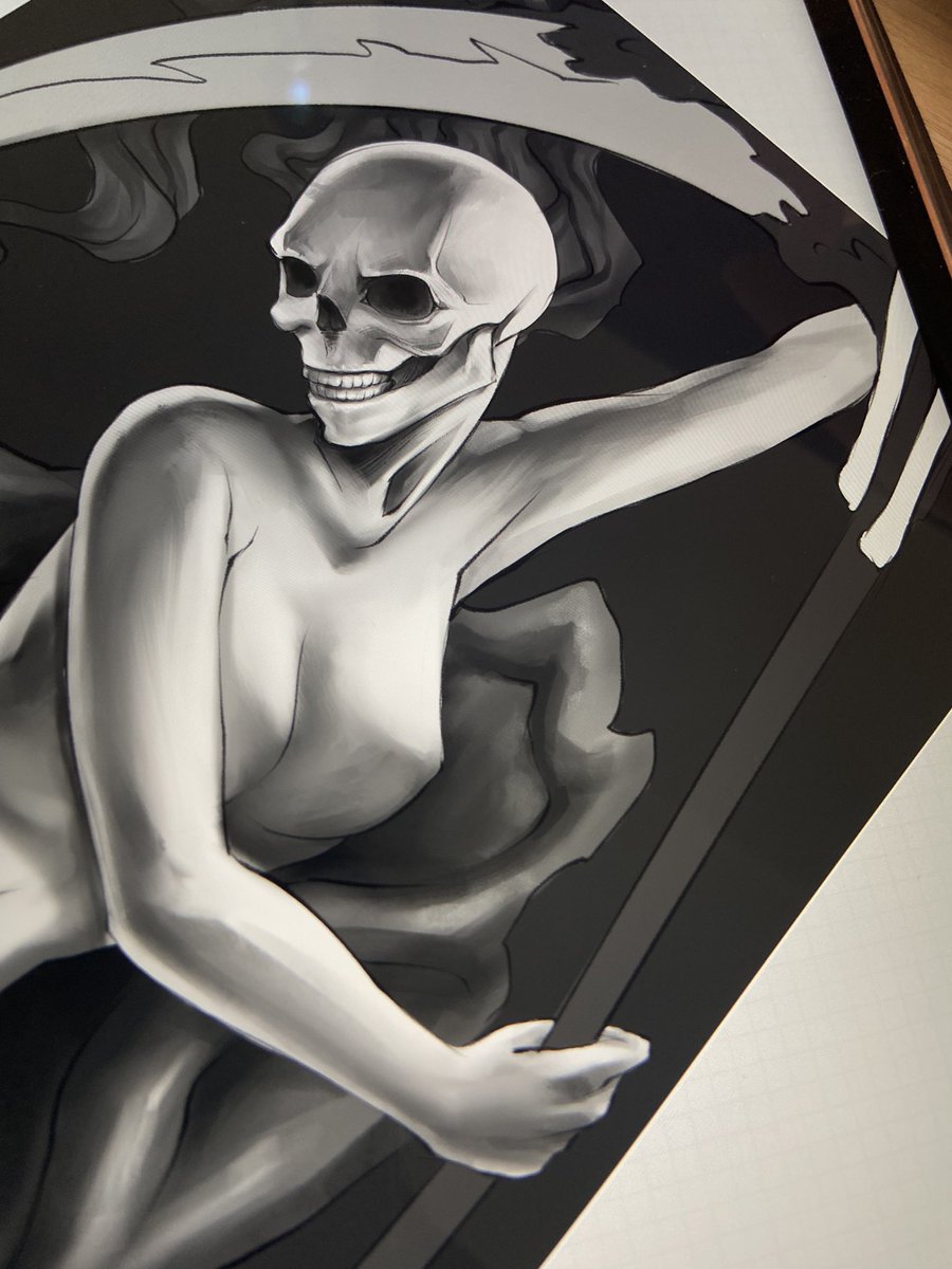 daryarts_'s tweet photo. Lately, the mood has been in the mood to draw something gloomy. At the same time, the mood is good. Funny dancing skeletons😂👌🏻 https://t.co/K8gpm7bwmU
