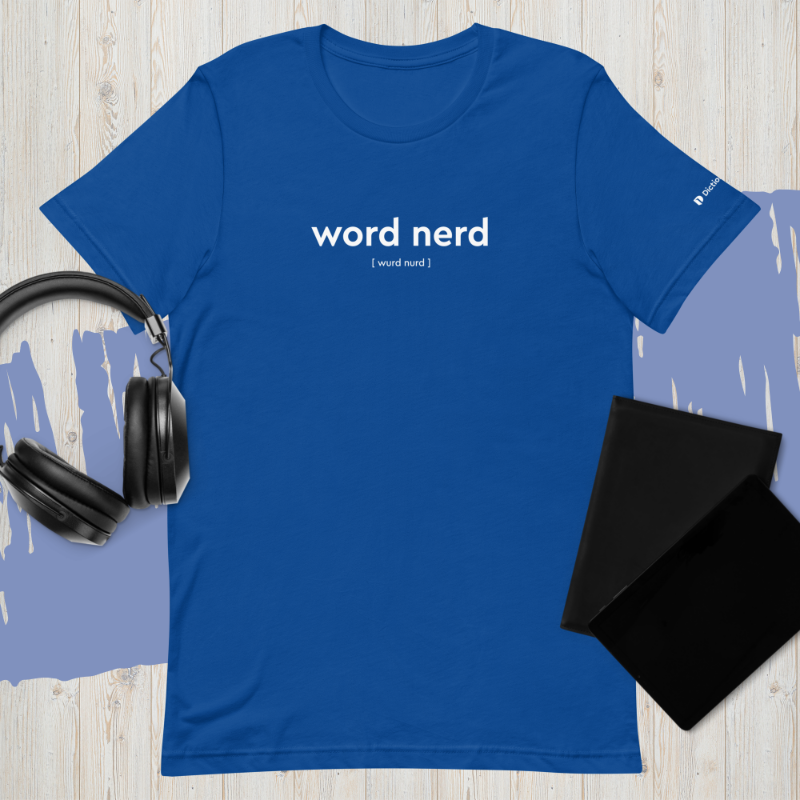 Dictionarycom's tweet photo. Don’t forget to use your exclusive promo code WORDPARTY to get 20% off swag from the https://t.co/OeJELgy3YL Store.
This #DictionaryWeek offer is valid now through Friday, May 19, at 11:59 PM PT. Shop now!