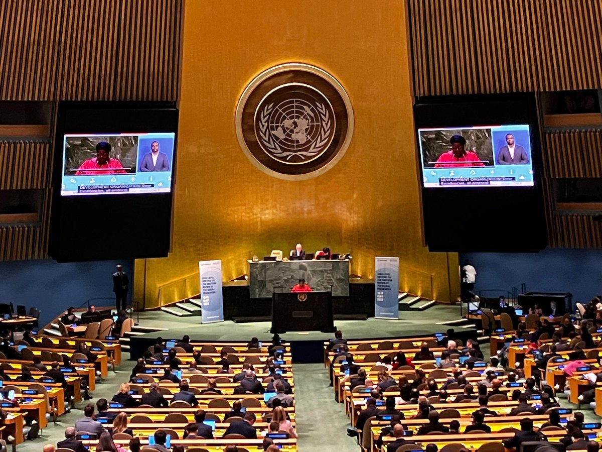 Today I, on behalf of the Women and Gender Stakeholder Group addressed the United Nation General Assembly at the opening session of the High Level Meeting of MTR of #SendaiFramework #ResilienceForAll