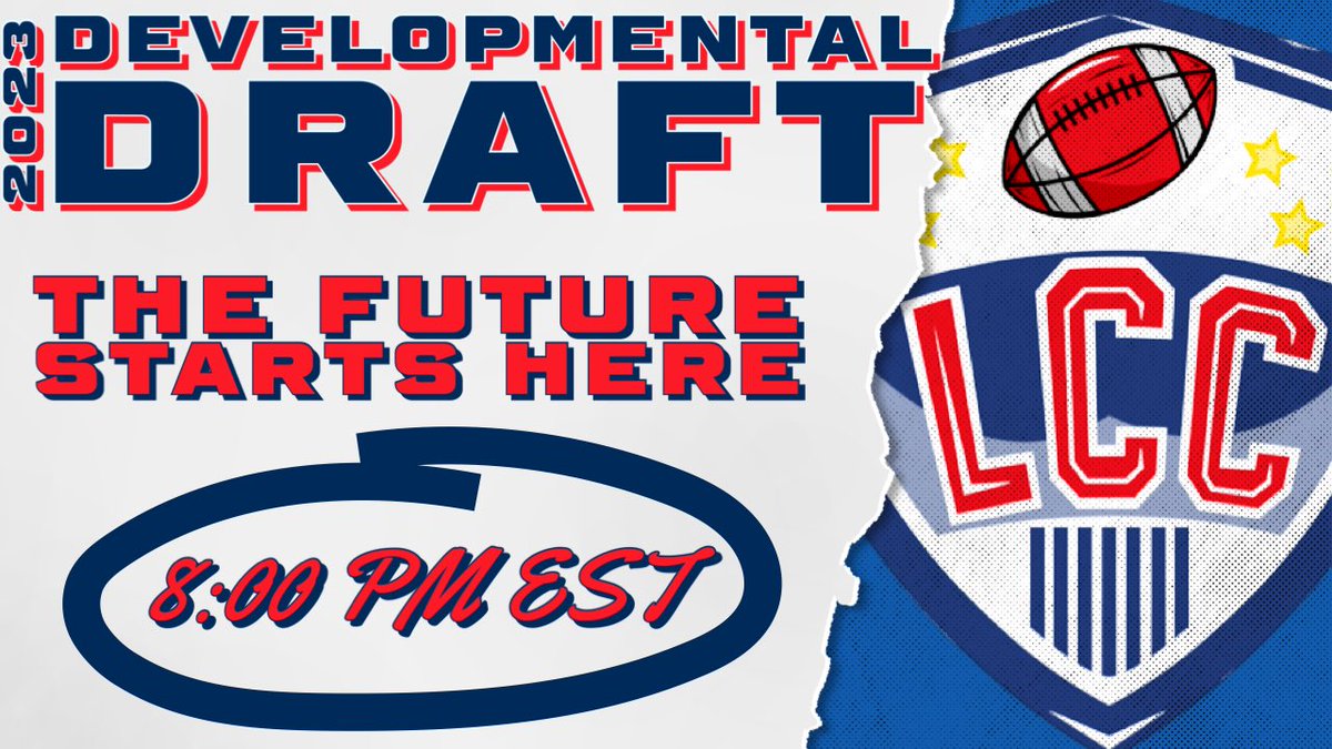 Today’s the day!!! Be sure to follow along at 8:00 PM here on Twitter to see which players are taken in our 2023 Developmental Draft!