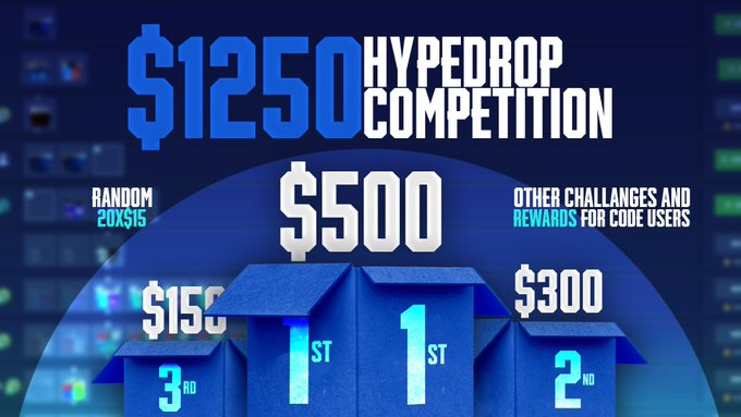 📱$1250 HYPEDROP COMPETITION!📱
    ($1 deposited = 1 ticket)

🌳Deposit under code: MRTREE
🥇$500
🥈$300
🥉$150

🍀20 RANDOM TICKETS OF $15 EACH🍀

🟢RT+TAG 1 TO WIN $10 

‼️ Dm @ddumy420 to confirm depos otherwise you will not be eligible ‼️

⏰Ends in 3 weeks! 

+Milestones🤑