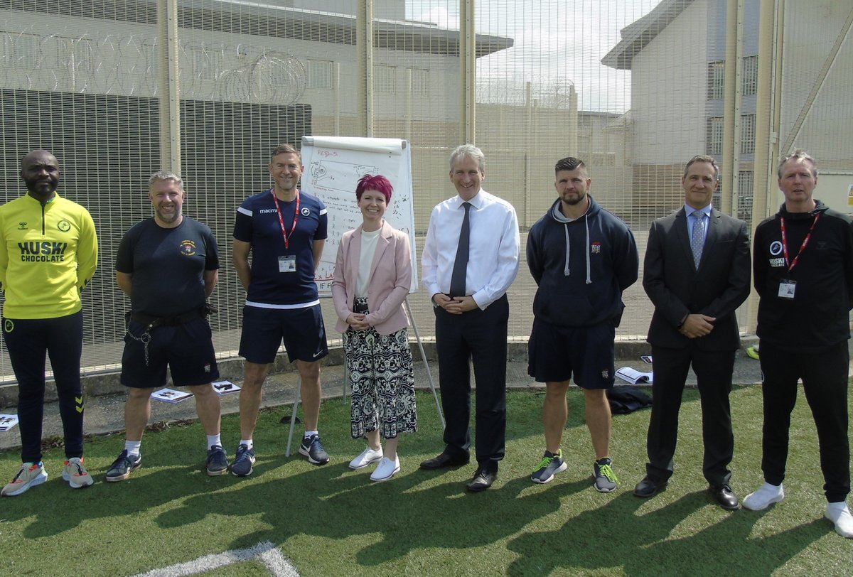Thank you @HMPPS @HMPIsis for inviting me today to see the @ProjectTwinning training course delivered by @Millwall_MCT … the power of sport to change lives and make communities safer