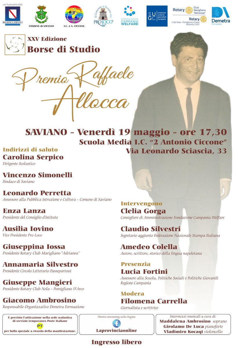 Saviano XXV^ Edizione Premio Raffaele Allocca sindacatogiornalisti.it/saviano-xxv-ed…