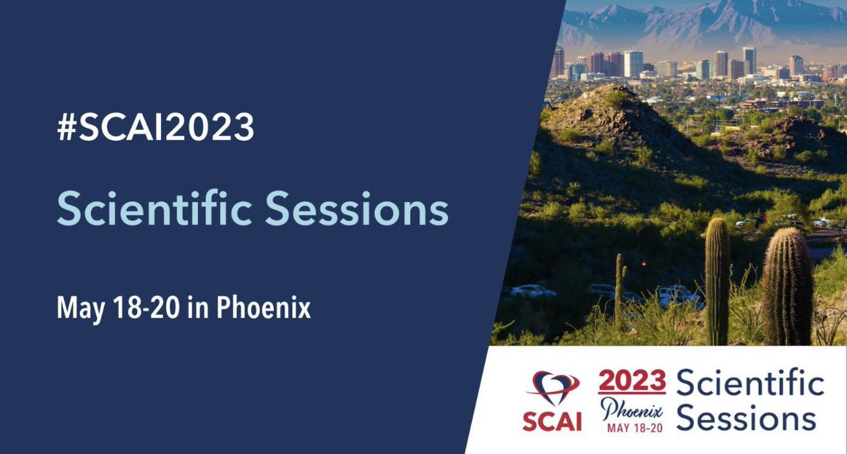 Kicking off #SCAI2023 with great session on pulmonary embolism @SCAI