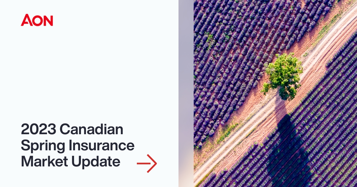 Despite challenging headwinds, the Canadian insurance industry proved remarkable resiliency and ended 2022 positioned for growth. Read the 2023 Canadian Spring Insurance Market Update: aon.io/3OhWxfU #aoncanada