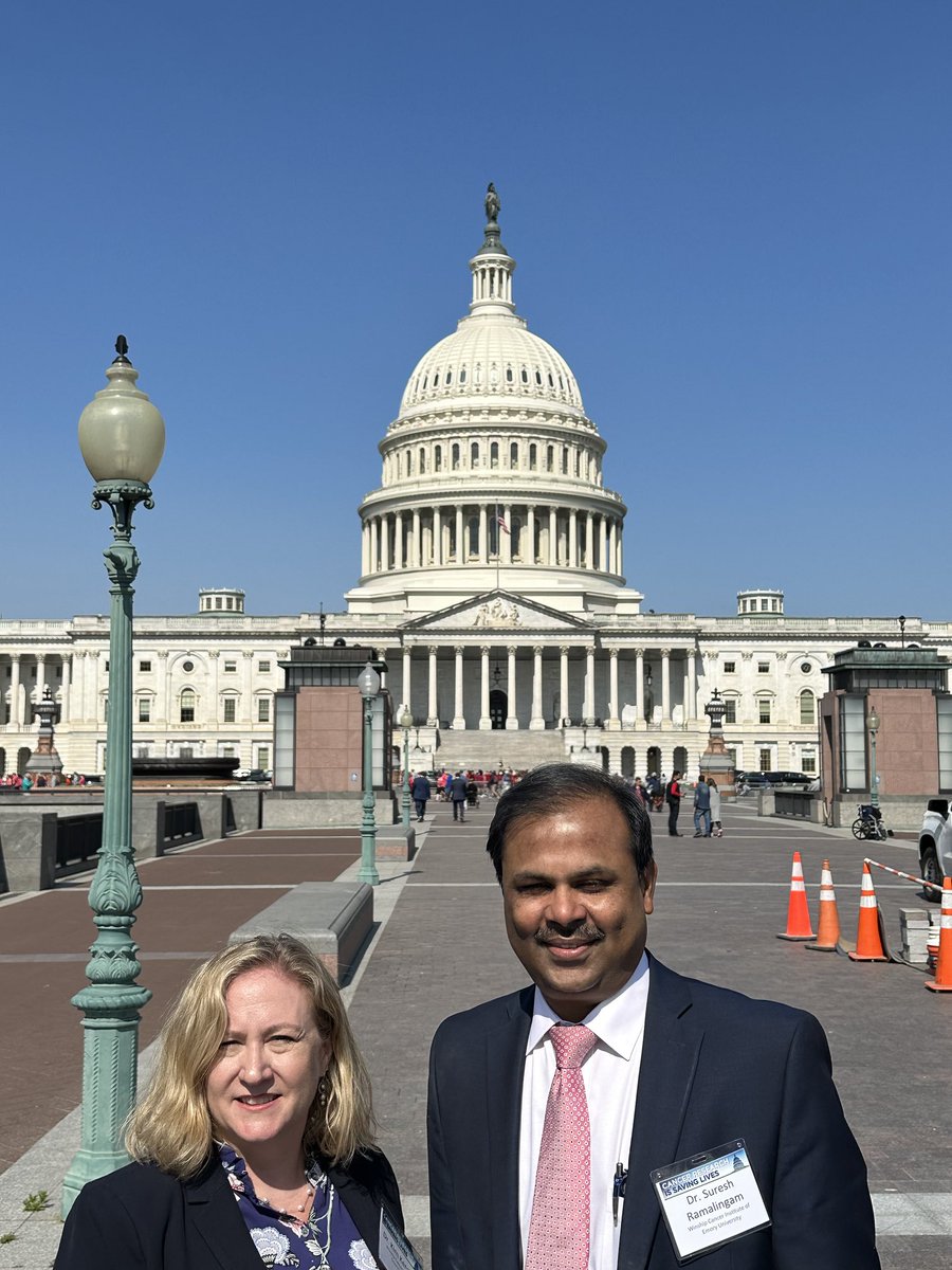 Great to be at the Capitol Hill with ⁦@KFKerstannPhD⁩ to advocate for cancer research funding. #AACIOnTheHill #AACROnTheHill #FundNIH #FundNCI ⁦@WinshipAtEmory⁩