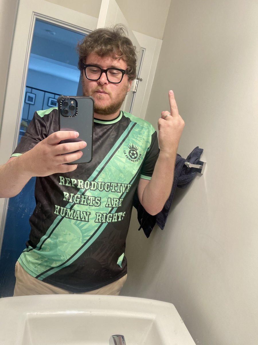 Thank you @FITWR for covering the shit that has been going in North Carolina recently. I ordered this @la_femme_footie/@olive_york jersey last year that supported the @CarolinaAbtnFnd. Today felt like an appropriate day to wear