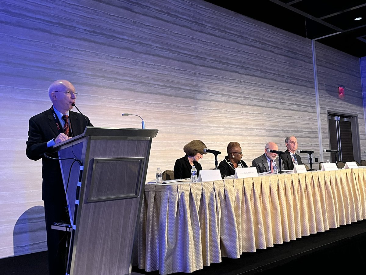 NJStateBar's tweet photo. A panel of seasoned judges and appellate advocates detail the best practices for succeeding on appeal. From writing a good brief to tips for oral argument. #NJSBAAC #NJStateBar https://t.co/DR2QaYT2r6