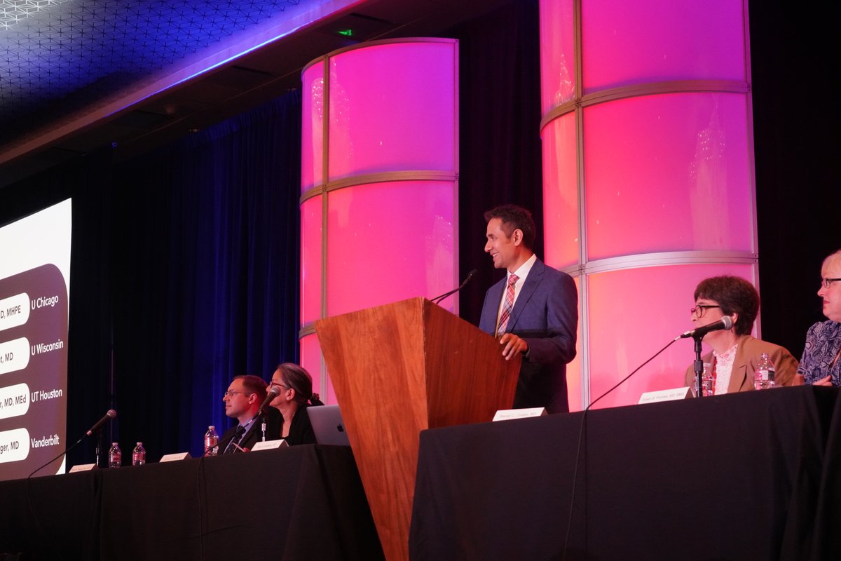 “Mistakes are key to learning.” Dr. <a href="/BolivianLeo/">Leonardo Aliaga</a>  <a href="/StanfordEMED/">StanfordEM</a> #meded fellow shared insight on adaptive expertise in learning computed tomography at this morning’s #SAEM23 plenary!