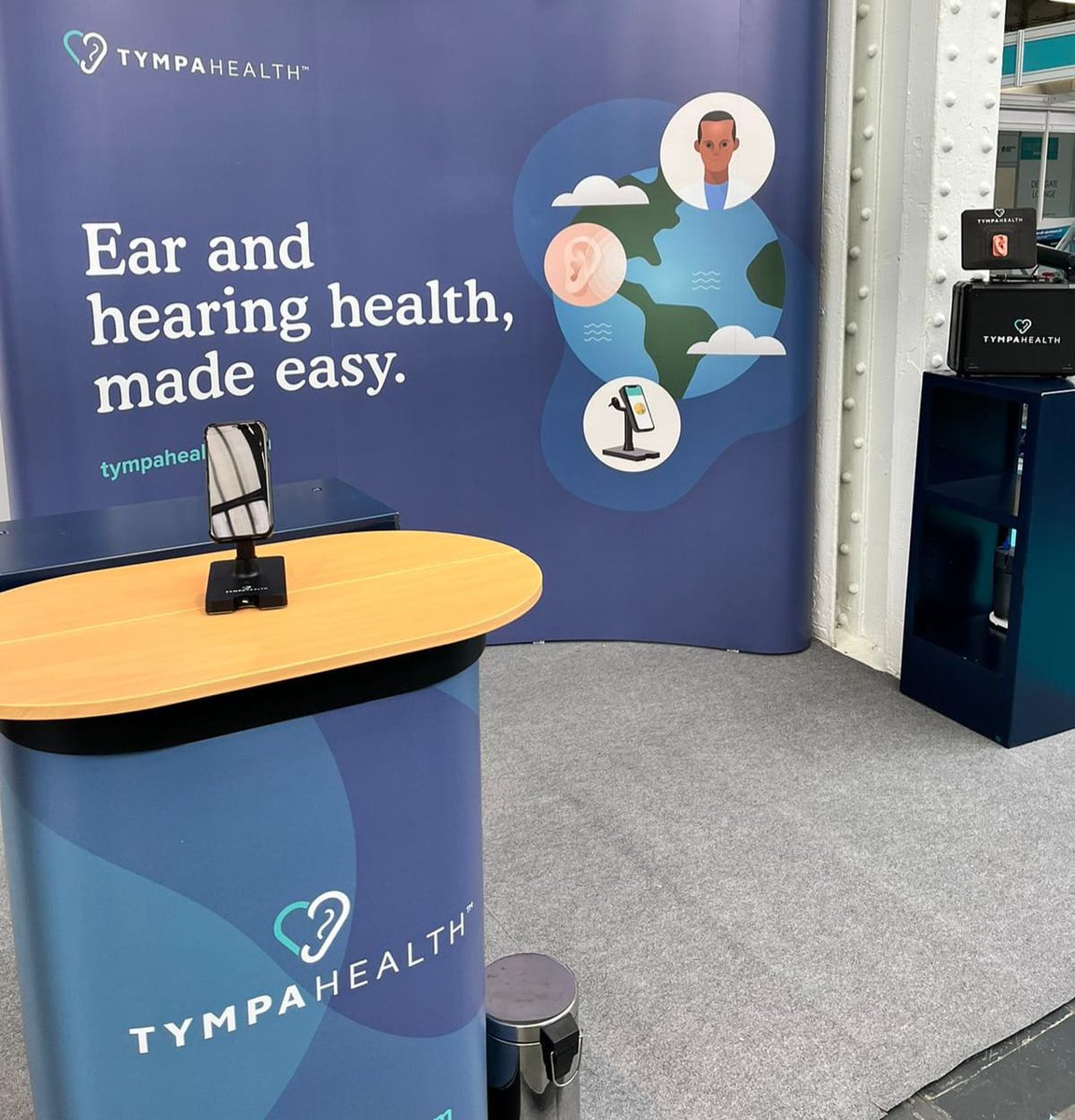 TympaHealth's tweet photo. All setup and ready for the @AestheticMLive show tomorrow & saturday at the Olympia, London π
Looking forward to seeing everyone at stand F40 π
#TympaHealth #TympaPlatform #Audiology #hearinghealth #aesthetics #medtech #technology https://t.co/CDD8JlUTVT
