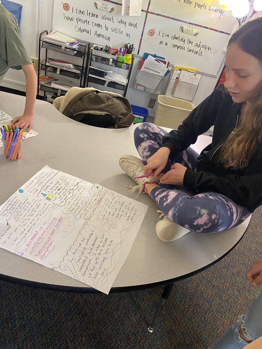 CCondonBulldog's tweet photo. 5th graders sharing about how our math concepts connect to real world 💯🧮🤑#SSDedu #breckenridgeelementary #5thGradeRocks https://t.co/xcNNTTdZUQ