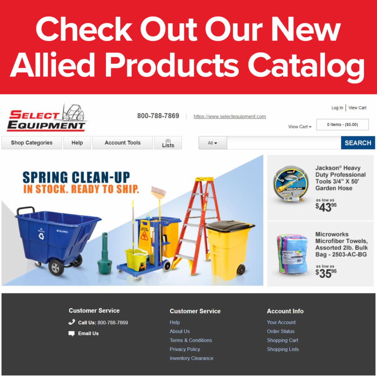 SelectEquip's tweet image. Check Out Our New Allied Products Catalog.
Visit our website selectequipment.com and click on &quot;Catalog&quot; in the menu bar.

#AlliedProducts #California