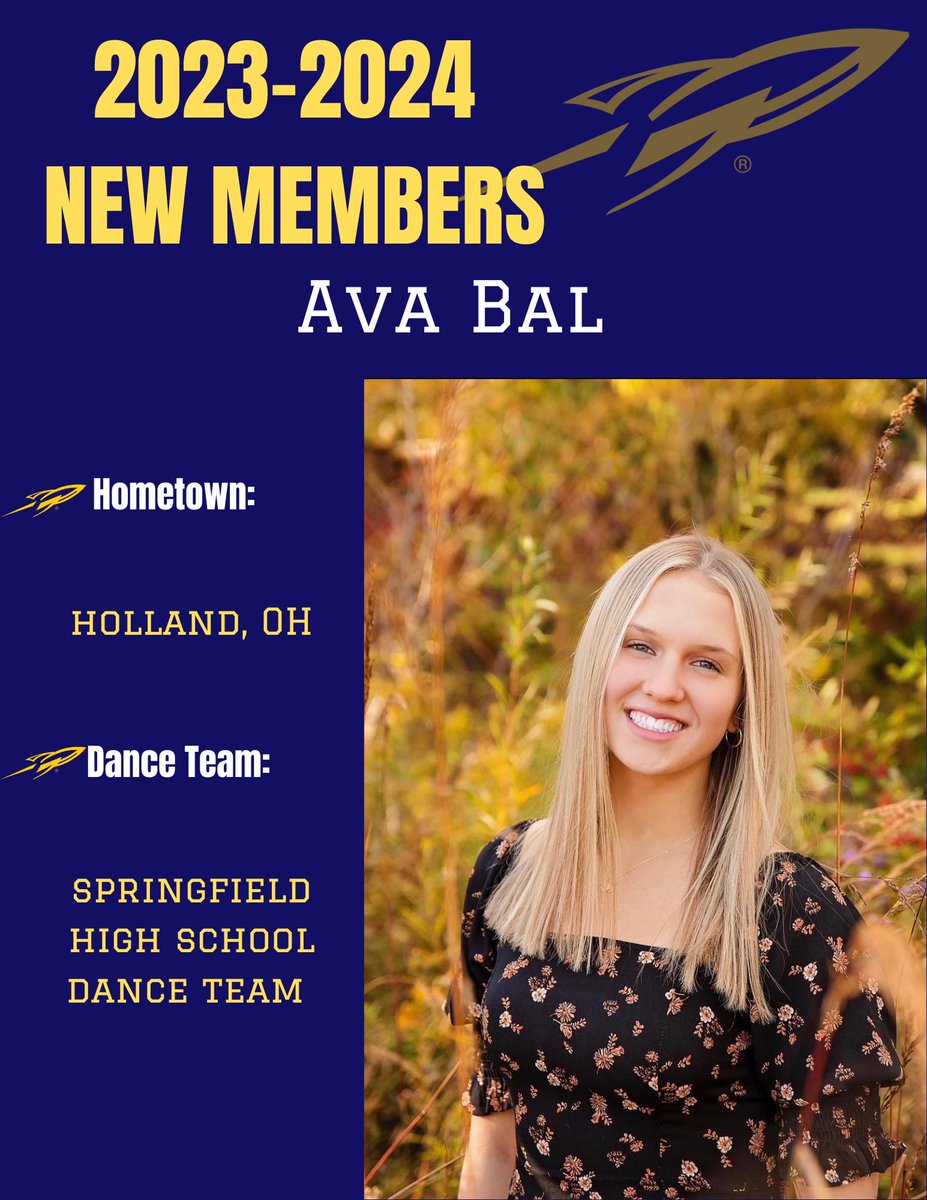 Introducing our new members for the 2023-2024 season! We are so happy to have these ladies joining our team. SO excited for what’s to come🤍

#gorockets