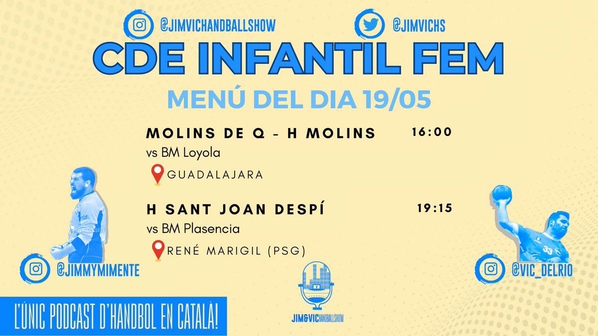 👊 Segon dia dels sectors del #CDEInfantilBM i debut per l’@HandbolMolins!