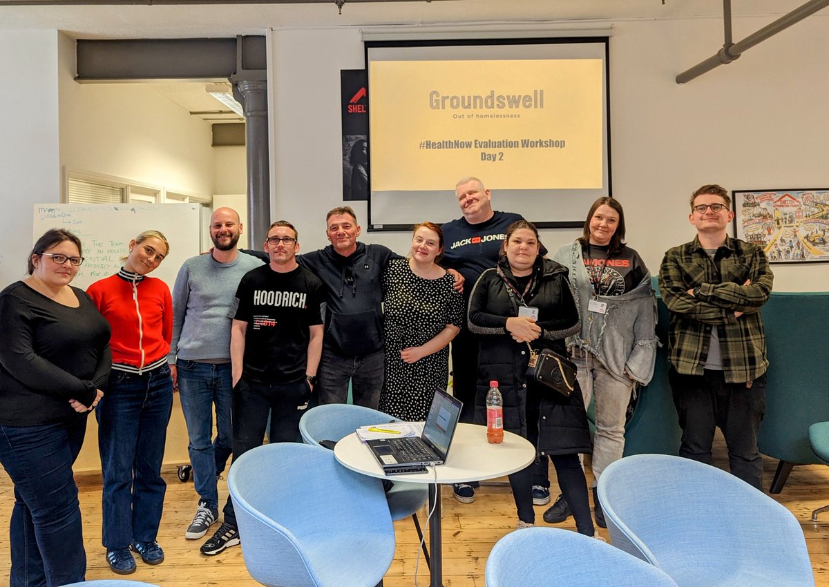 Fantastic couple of days in Manchester co-designing  our #HealthNow evaluation research tools with these lovely people 🙂 @ItsGroundswell @HealthNowGM @HealthnowN @HealthNow_Bham