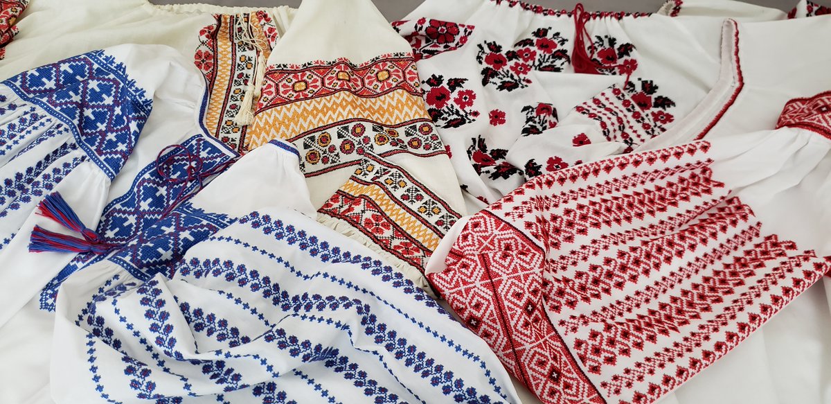 #VyshyvankaDay 
Thanks to my mom for embroidering these for me.