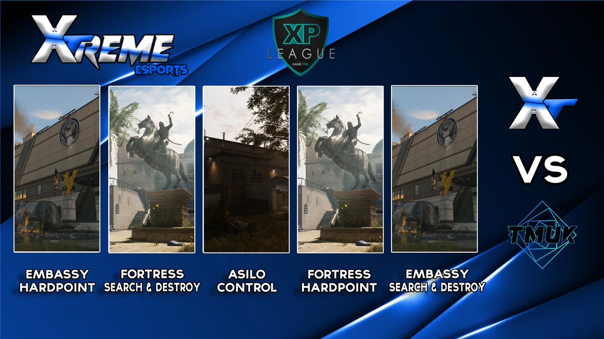 The Esports team look to start their losers run in @XP_Europe tonight at 7:30PM.

vs <a href="/TeamUKOfficial/">TeamUK</a> 

Good lucks lads 🤞
🔷 <a href="/MrPrimeUK/">Prime</a> 
🔷 <a href="/ExifyEU/">Exify</a> 
🔷 <a href="/quinnedt27/">quinn</a> 
🔷 <a href="/UKAndromeda/">Andromeda</a>