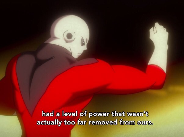 AnormalMino's tweet photo. In the movie, Vegeta talks about how Jiren wasn’t actually much stronger than them, but used his power more efficiently. In the manga, Vegeta talks more generally about how he and Goku are physically on par with all their recent foes, but need to use the… https://t.co/8lPk44S3zJ