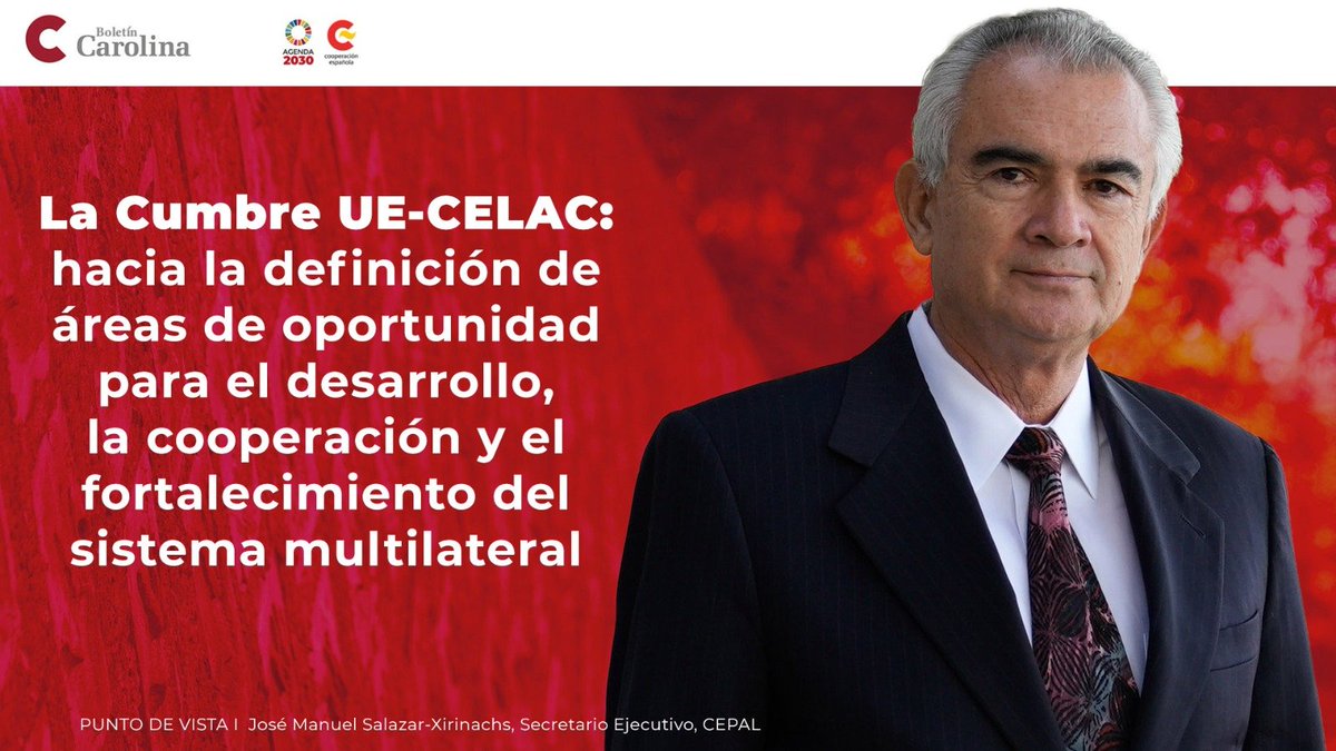 🗨️"La pandemia del #COVID19 y la guerra en #Ucrania han dejado de manifiesto que el mundo necesita con urgencia renovar los espacios de #cooperación para resolver los desafíos globales", dice <a href="/JoseMSalazarX/">JoseMSalazarX_CEPAL</a> en esta columna publicada por <a href="/Red_Carolina/">Fundación Carolina</a> ➡️bit.ly/435Xpsq