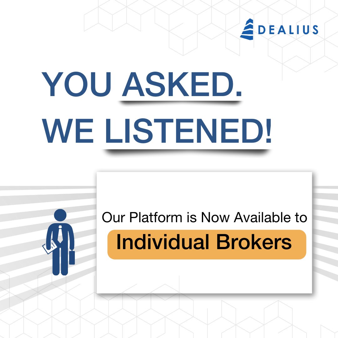 Calling all independent brokers and those within major firms! 📣

Our leading cloud-based broker management platform is now available to individuals like you. 💼✨

Book a demo today: bit.ly/3WeAn0e

#BMP #BrokerTools #CREManagement