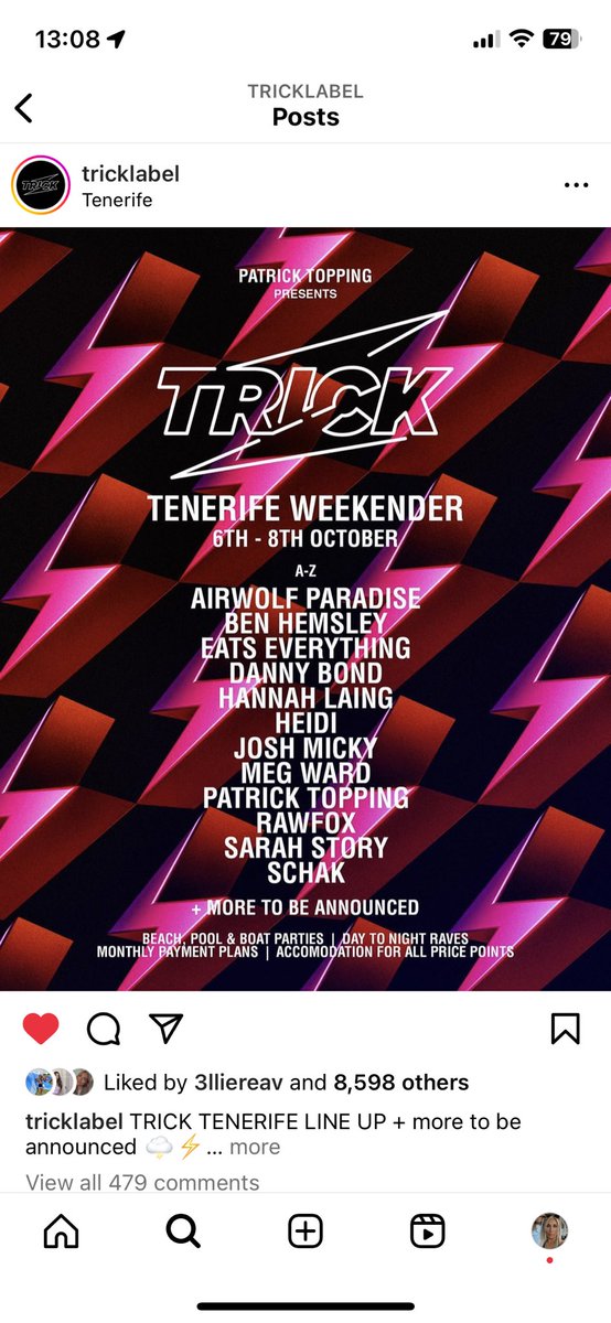 beaubrown00's tweet photo. Have 4x Trick Tenerife tickets for sale message me! https://t.co/E1Za1u1ddW