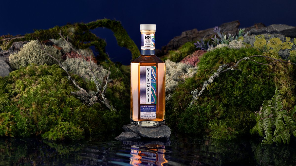 New from Midleton's microdistillery - Method and Madness Garryana Oak Edition; triple distilled from a mashbill of malted and unmalted barley, matured in ex-Bourbon American oak casks, finished in virgin Garryana oak for four to 12 months. ABV 46%, RRP €95.