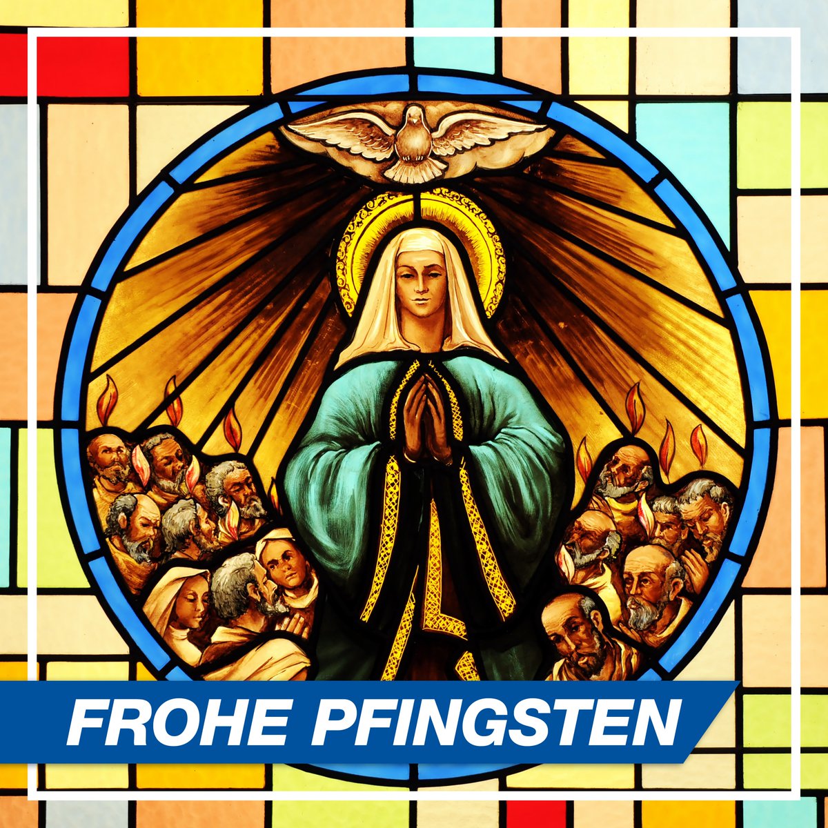 Wir wünschen Ihnen gesegnetes Pfingstfest! #Pfingsten