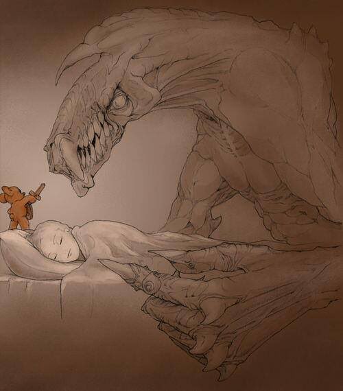 ฟังเพลง teddy bear ของน้องดรีมใหม่แล้วแบบ สารภาพตอนแรกเราเจอท่อนแรกๆนึกเป็นซีนหวานๆละ เล่าเรื่องแต่ละวันให้ฟังแล้วลูบหัวกล่อมเธอนอน แต่จริงๆทุกอย่างในเพลงคือตุ๊กตาหมี ตรงจะปกป้องหัวนอนของเธอ หลับฝันดีคืนนี้เราจะเจอกันในฝัน ถ้ามีความมืดมิดเข้ามาจะโอบเธอไว้ในอ้อมกอดเอง แบบภาพนี้😭