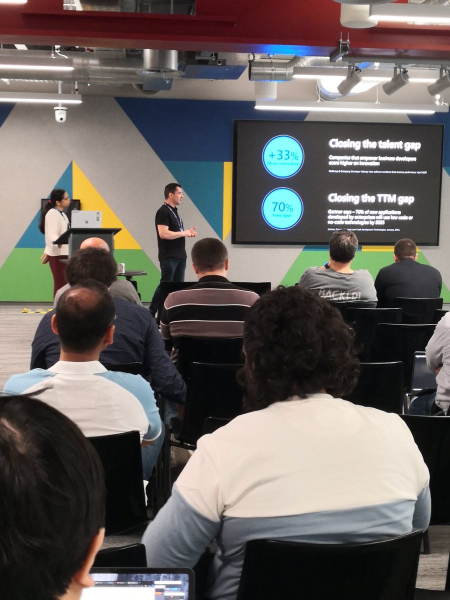 TheStephLocke's tweet image. Great #msdevuk day talking #apps with #ai and resiliency with our brilliant architects and specialists