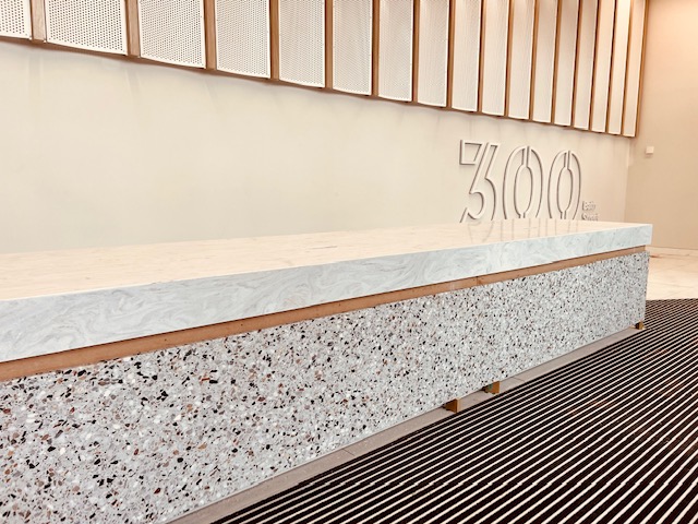 Looking super smart. Aesthetic touches are being made to the reception area of 300 Bath Street, which is nearing completion. 
#construction #refurbishment #doigandsmith #constructionconsulting

#LSPIM
@MLA_Ltd 
#KJTaitEngineers
@civicengineers