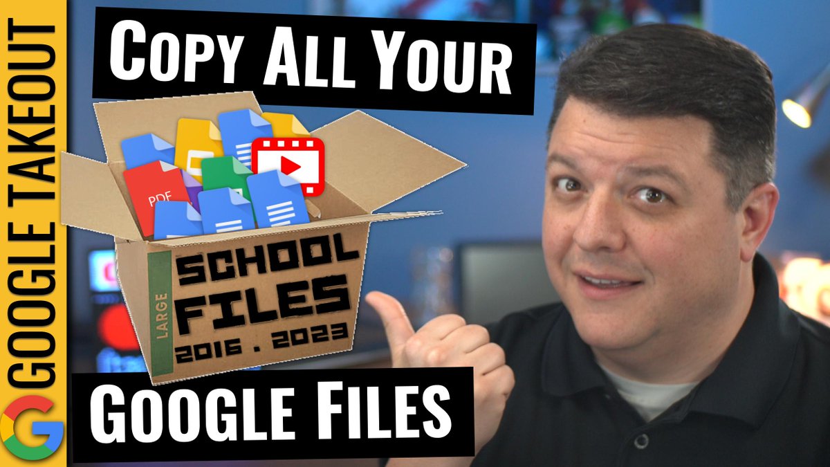 If you are a graduating student or a teacher leaving your school district and you want a copy of all your files in Google Drive, then this video is for you. Send this on to someone that could use this video.

youtu.be/St_756Ipl98

#Google #edtech #teachers