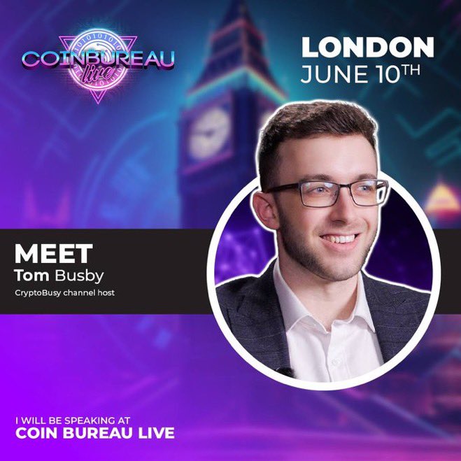 CryptoBusay's tweet image. Come and join us for the ultimate #Crypto conference at Coin Bureau Live on June 10th in London!

Let's talk about all things Crypto and Web3 and enjoy exclusive giveaways, expert panel talks, and shows that will blow your mind!

Get your tickets here👇

live.coinbureau.com