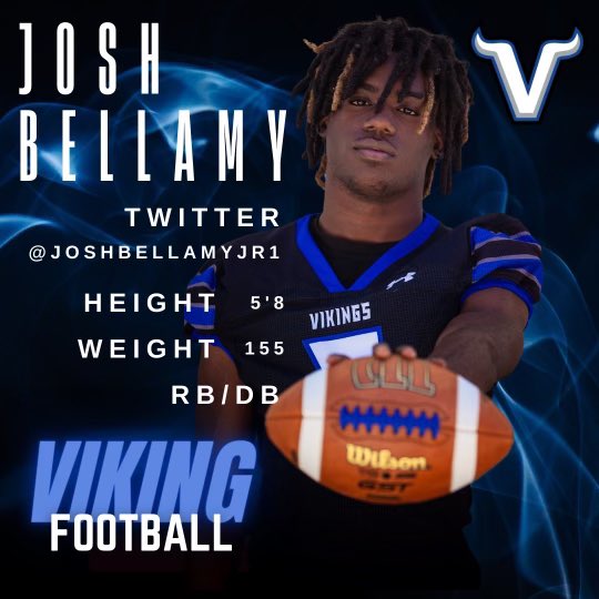 🔵⚫️⚪️ 🔦PLAYER SPOTLIGHT 🔦 Josh Bellamy 📲 @JoshBellamyJr1 🎓 2025 🏈 RB/DB 🎥 hudl.com/profile/166825… ⚔️🏈⚔️ #RecruitLCS