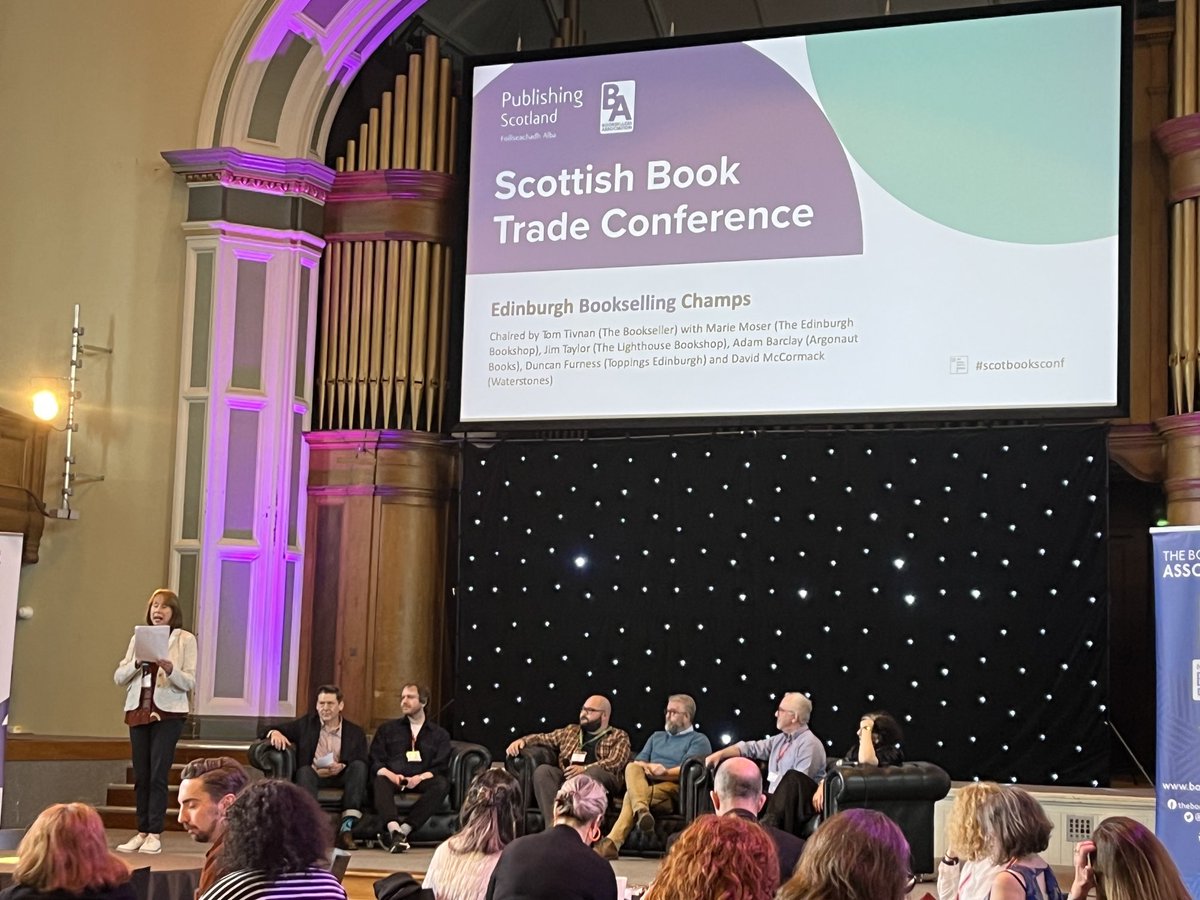 A complete treat to be back in Edinburgh for #ScotBookConf

#ChooseBookshops