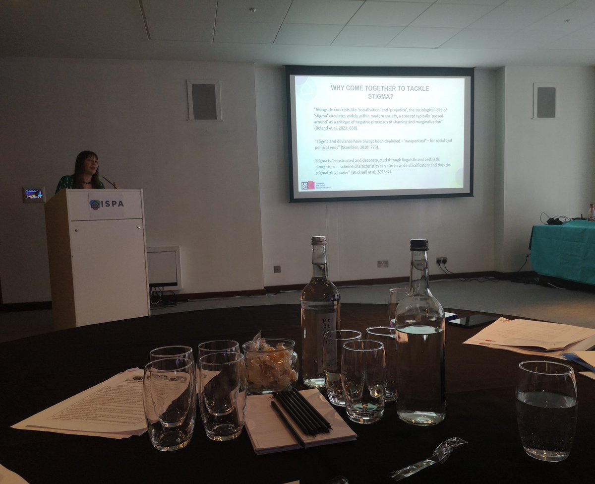 Dr Vikki McCall talking passionately about the #ISPA Project on stigma and the intersectionality across disability, age &amp; place, vital research to understand the exclusion people experience &amp; interventions for inclusive living with #coproduction &amp; peer-led learning at its centre