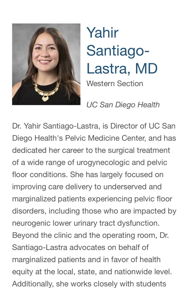 Thanks to @YSL_MD @UCSD_Urology, our @AmerUrological @auawest ‘23 #YoungUro of the year, for highlighting this inequity & engaging @Calurology’s #advocacy team, to team up with our amazing @MDTPelvicHealth partners and make this change at the state level. #advocacyinaction…