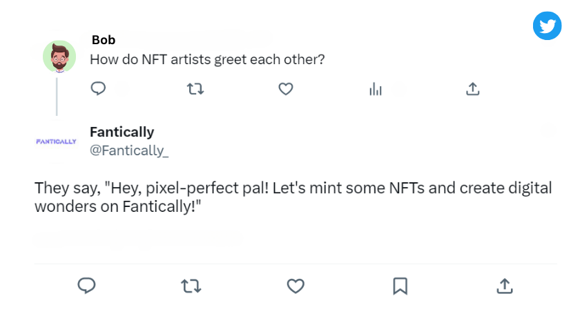 Fantically_'s tweet photo. How do you greet your pixel-perfect pal? ππ#Fantically #letsMint #BlockChain #Artist #Creator https://t.co/HSmtAuNZeU