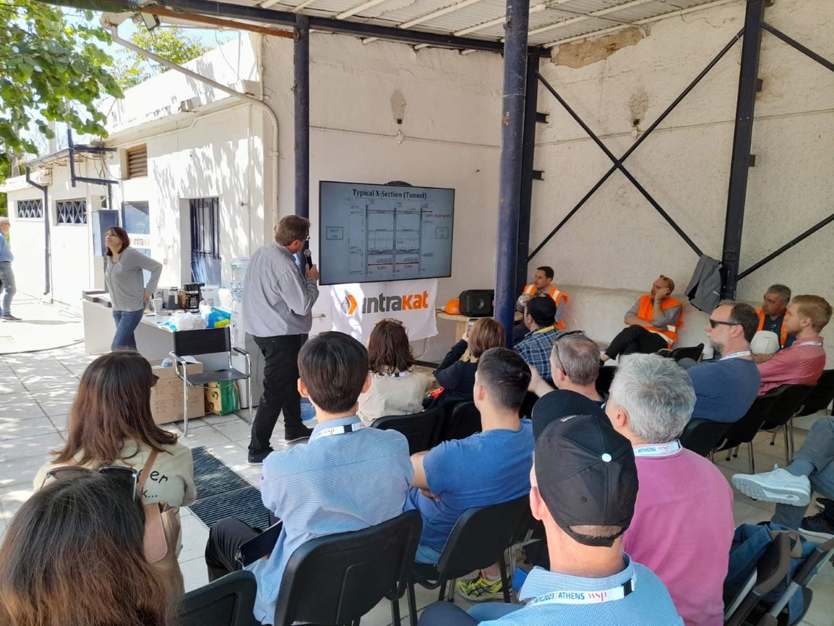 WTC2023's tweet photo. #WTC2023 | ERGOSE Technical Visit

We are sharing some moments from another Technical Visit of today from the #Underground #Construction of National #Railway Line in #Athens https://t.co/zt3cQgN7ZV