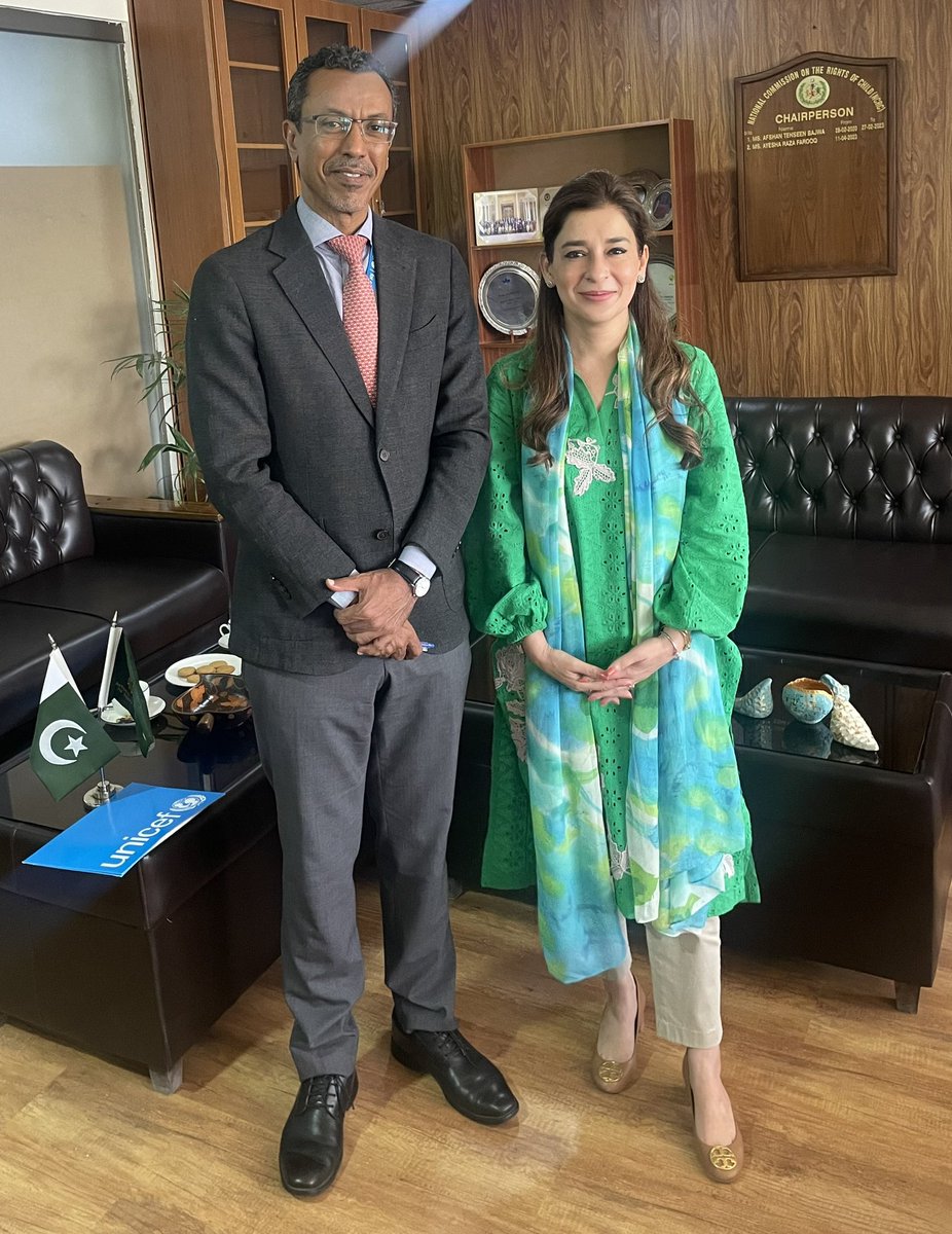UNICEF Pakistan on Twitter "RT AyeshaRaza13 Grateful to