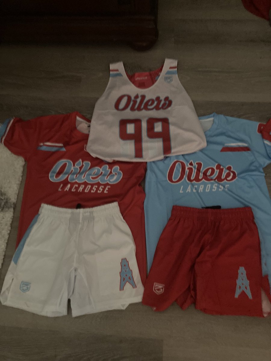 Oilers Lacrosse gonna look good / play good this summer 😎 <a href="/LacrosseOilers/">Oilers Lacrosse</a> #OilUp