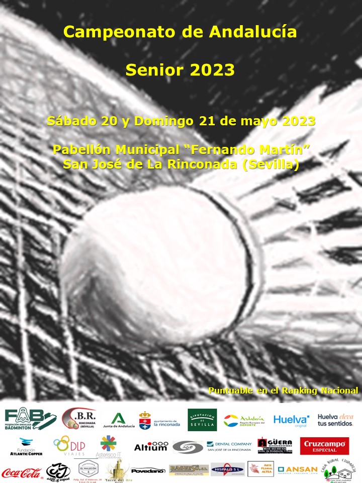 Desde el próximo sábado 20 y hasta el domingo 21 de mayo se disputa en San José de La Rinconada Campeonato de Andalucía Senior. 

Vamos al turrón Rinconada!!