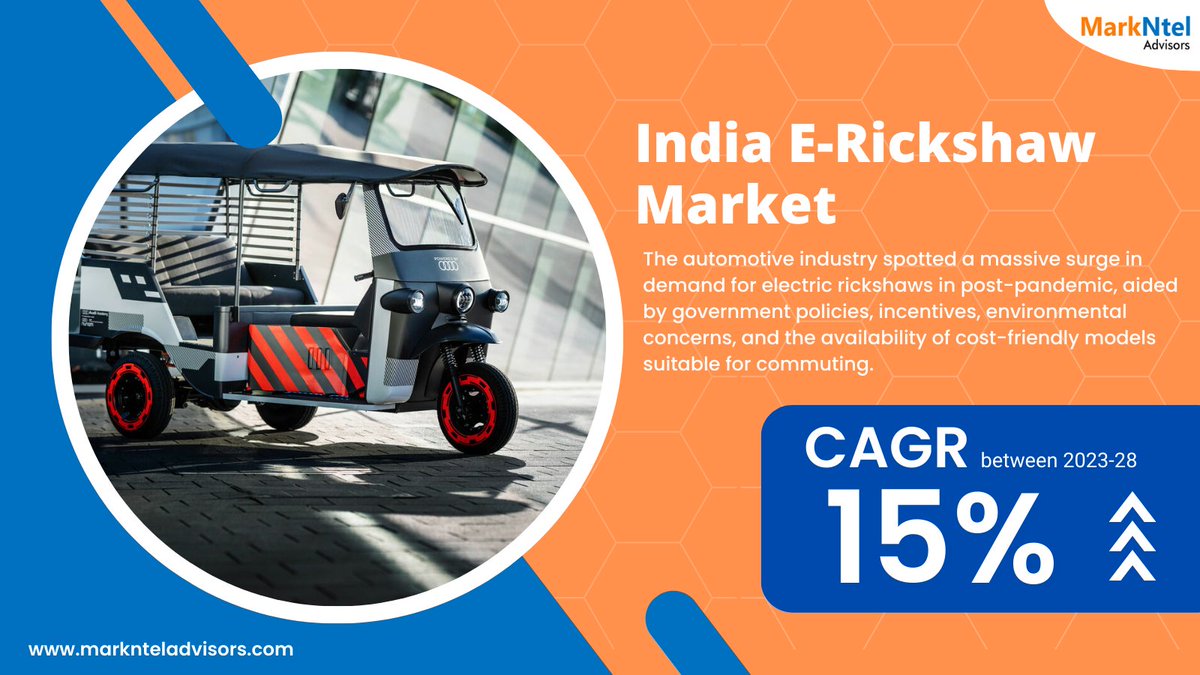 📢Calling all E-Rickshaw enthusiasts! 🇮🇳🚀Get ready to dive into the latest #India_E_Rickshaw_Market. 📊 Uncover the future of electric mobility, growth #opportunities, and market trends.📈

Read Full Report: bit.ly/42IyStw

#Erickshaw #automotive2023 #marketresearch