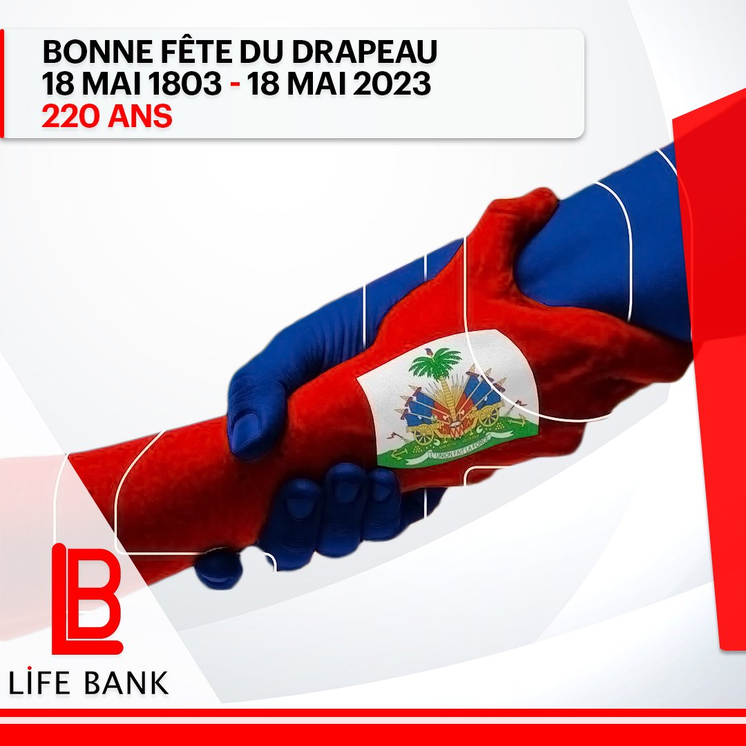 lbhaiti's tweet photo. Célébrons fièrement la fête du drapeau 🇭🇹✨️ Un symbole d'indépendance, de résilience et de fierté.
Joyeuse Fête du Drapeau à tous les Haïtiens à travers le monde! 🎉💙🎉 #FêteDuDrapeau #FiertéHaïtienne
#fintech https://t.co/iq6Y0dvQ2A