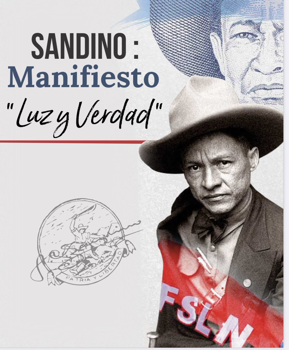 #SandinoLuzYVerdad 

'La soberanía no se discute, se defiende con las armas en la mano' Augusto C. Sandino

#UnidosEnVictorias 
#DeZurdaTeam 
@ElCuervONica