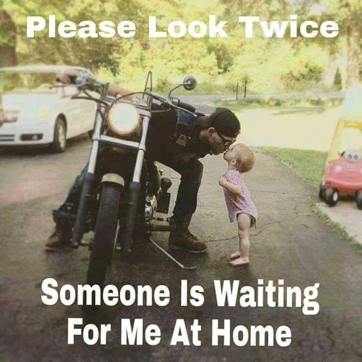 If you ride, you know springtime weather equates to excellent riding opportunities. We're also reminded that people just don't pay attention like they should.  Do you know an easily distracted driver? Remind them to put the phone down until they get where they're going.