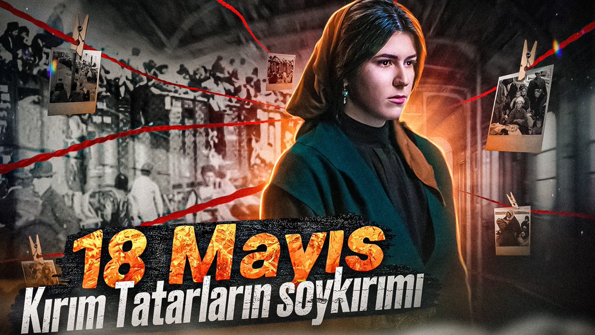 Arkadaşlar, bu akşam 20:00 YouTube kanalımızda 18 Mayıs 1944 Kırım Tatar Türklerinin soykırımı, sürgününü konuşacağız. Yayınımıza katılıp, destek vermenizi rica ediyorum.
